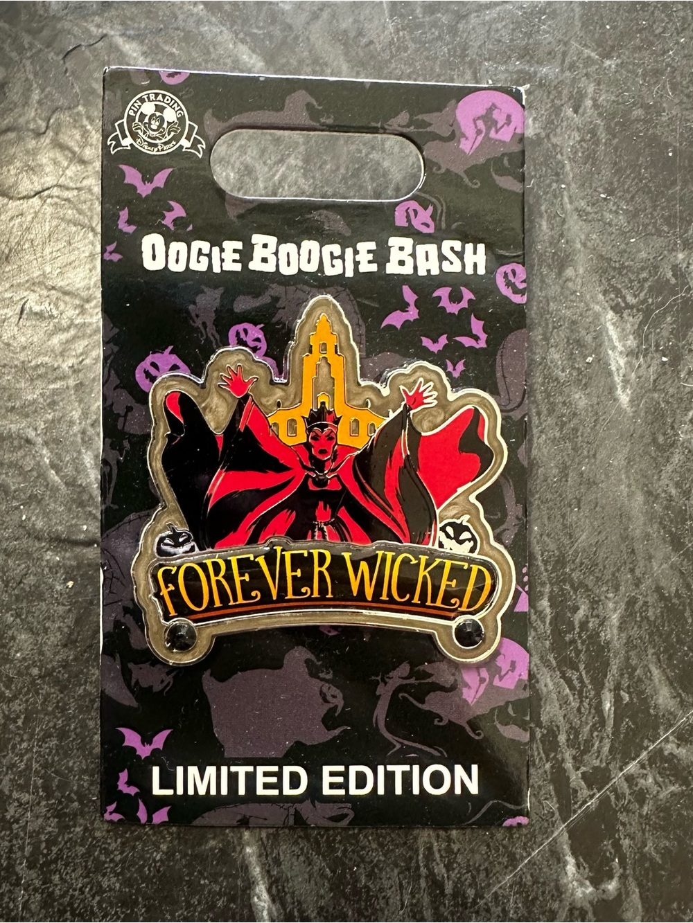 Limited Collectors Item Disney Forever Wicked Oogie Boogie Bash Villain Pin